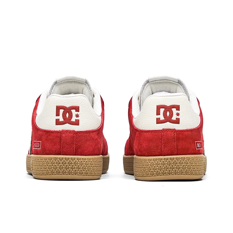 DC Shoes GAT CAS Coverage Cushioning Abrasion Resistant Low Top Skateboard Shoes Unisex Vermilion-3