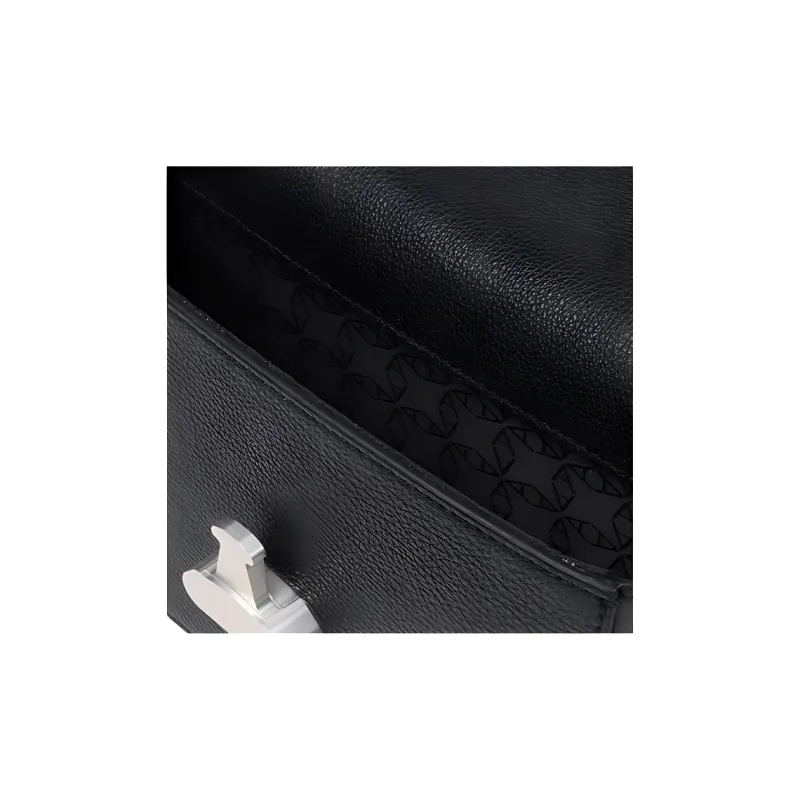 1017 ALYX 9SM Leather Fanny Packs Women's Black-3