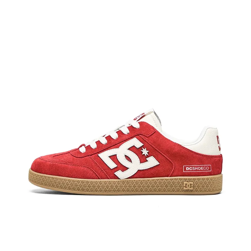 DC Shoes GAT CAS Coverage Cushioning Abrasion Resistant Low Top Skateboard Shoes Unisex Vermilion-0