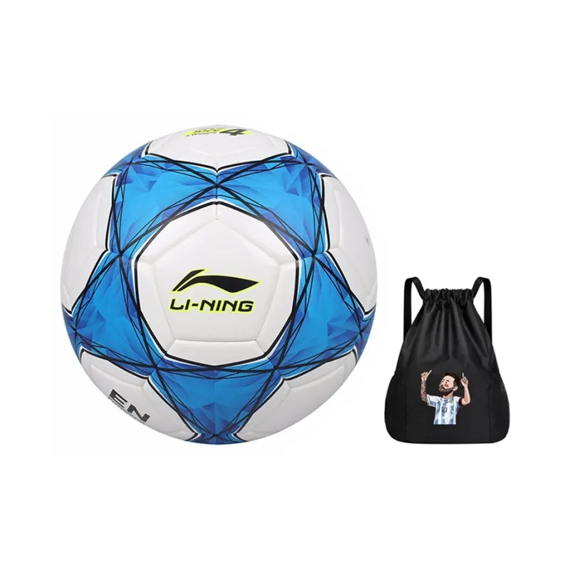 LiNing Size 4 Soccer TPU Seamless Thermal bonding Unisex Blue White-9