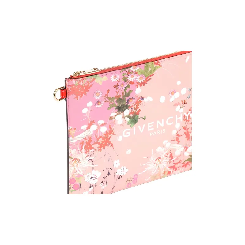 Givenchy Coated Canvas Clutch Women's Pink-3