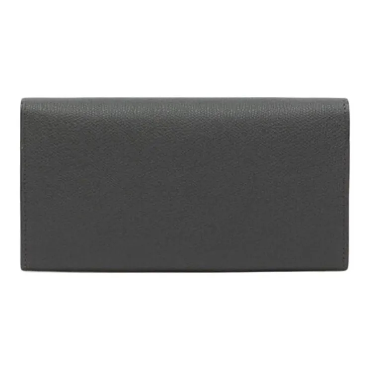 Valextra Iside Millepunte Calfskin Wallet, Shoulder Bag, Crossbody Bag Women's Smoke Gray-1