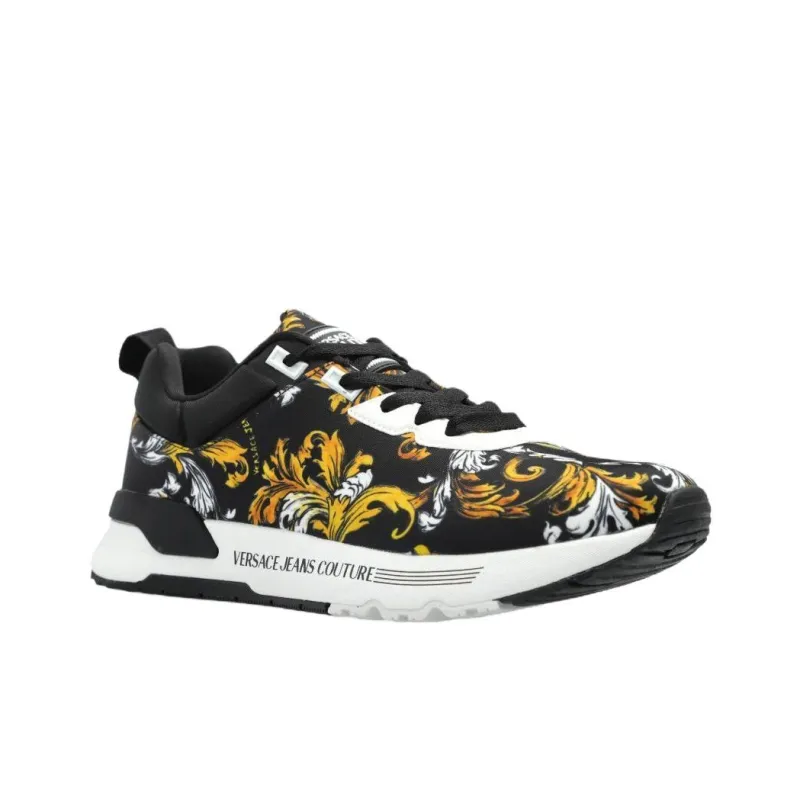 VERSACE JEANS COUTURE Low Top Casual Shoes Men's Black-2