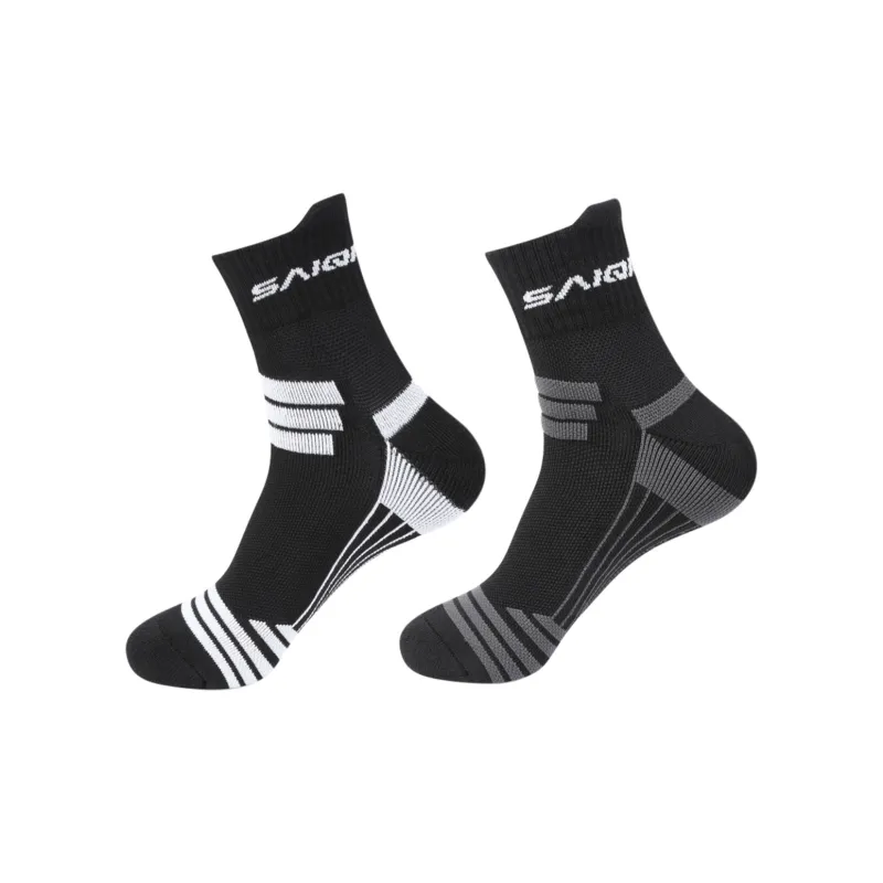 SAIQI Mid Calf Socks Men's 3 Pack-8