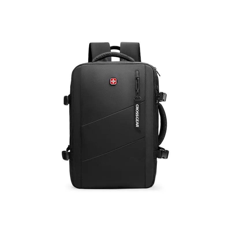 CROSSGEAR Fabric Backpack Unisex Black-0