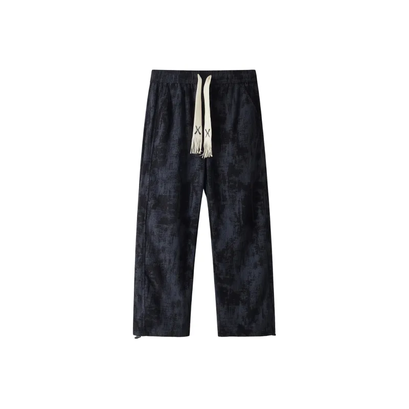 WOSAWE Casual Pants Draped Pants Thin Air Conditioners Pants Unisex-4