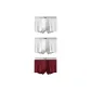 3 Pack (White+White+Red)
