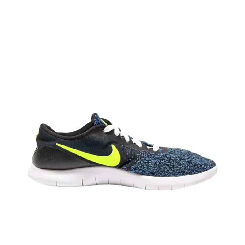 Nike Abrasion Resistant Low Top Training Shoes Men's Black Blue Yellow-1