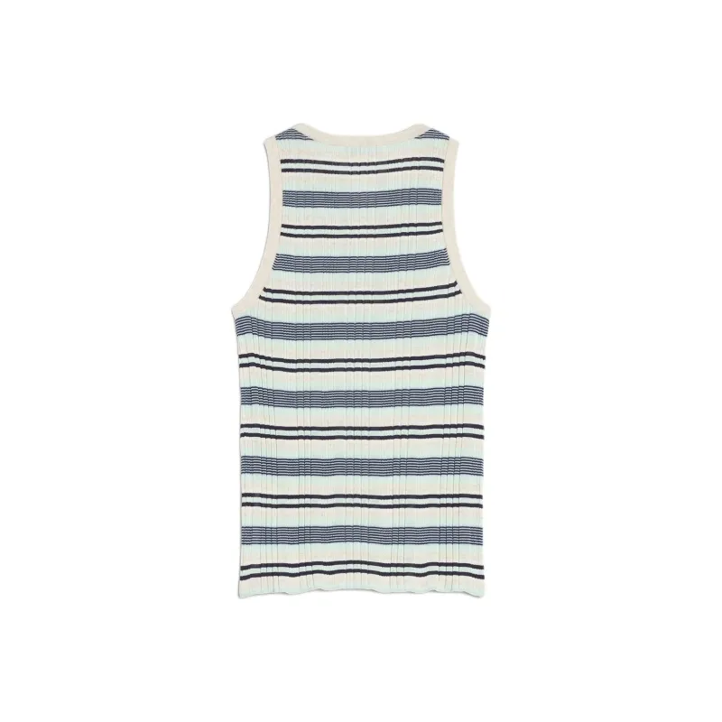Maison Kitsuné Fine ribbed Striped Top-1