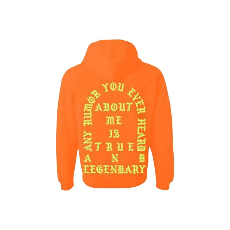 Kanye West Sweatshirt Men's Orange-1