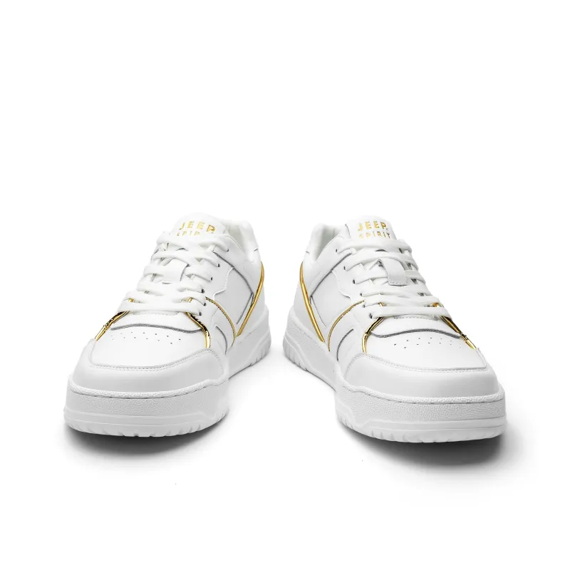 JEEP SPIRIT Skateboard Shoes Men Low Top Polar White-6