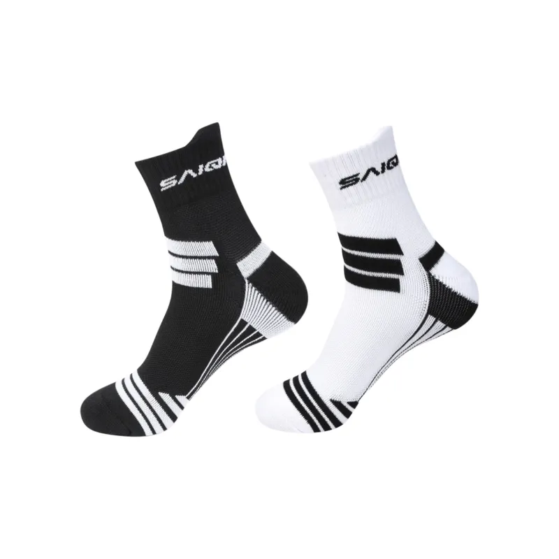 SAIQI Mid Calf Socks Men's 3 Pack-7