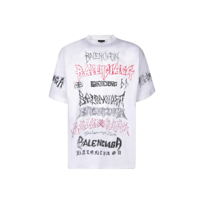 Balenciaga SS24 T Shirt Loose Fit Men's White-0