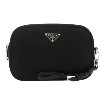 PRADA Nylon Makeup Bags Toiletry Bags Women's Black
