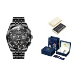 Black Steel Black Dial