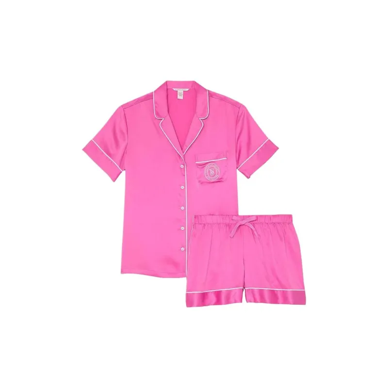 Victoria's Secret Pajama Set Women's Fuchsia-0