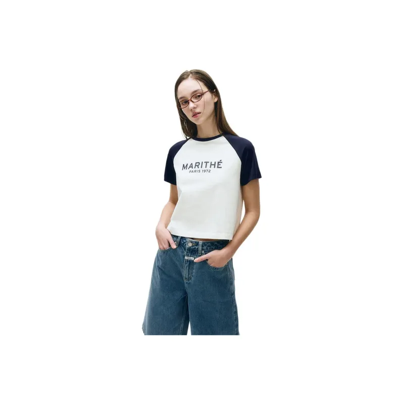 MARITHE FRANCOIS GIRBAUD Raglan Sleeve T Shirt Women's-1