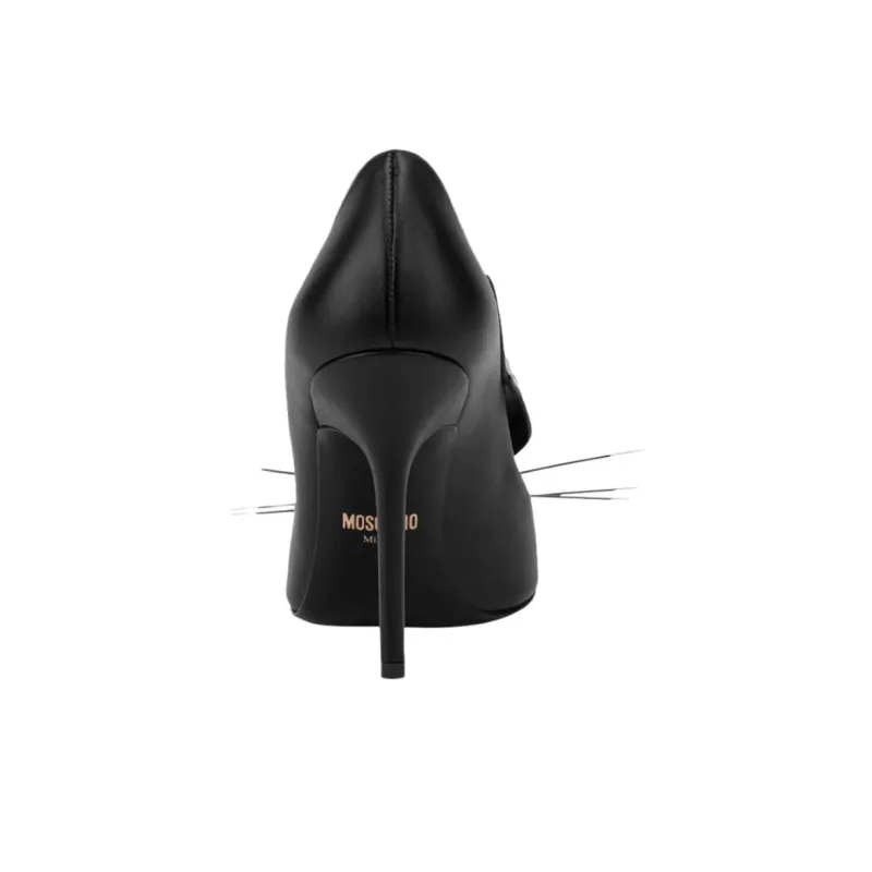 TUBAGE x MOSCHINO Slim Heel High Heels Women's Black-2