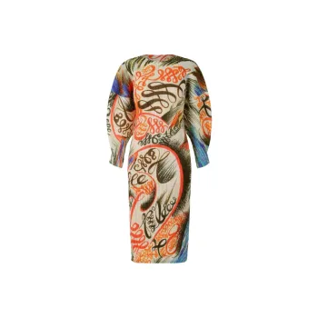 PLEATS PLEASE ISSEY MIYAKE Long-Sleeved Dresses Women's White