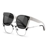 Matte White Frame with Polarized Gray Lens[BH005-C3]