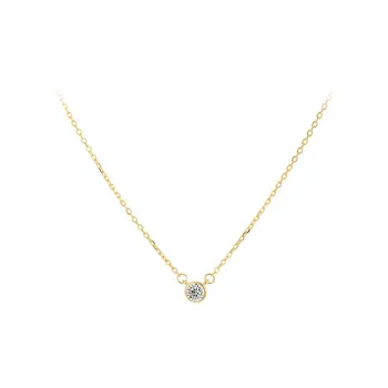 MAXTHINK S925 Silver Necklaces Women's Silver/Gold
