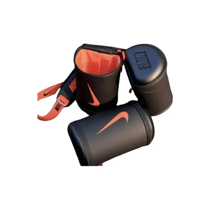Nike EVA Bucket Bag, Shoulder Bag Regular Unisex Black & Orange-2