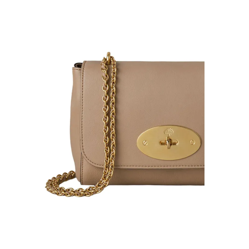 Mulberry Calfskin Shoulder Bag, Crossbody Bag Women's Maple-3