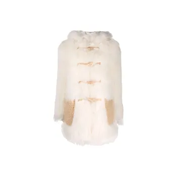 SAINT LAURENT Montgomery Shearling Coat