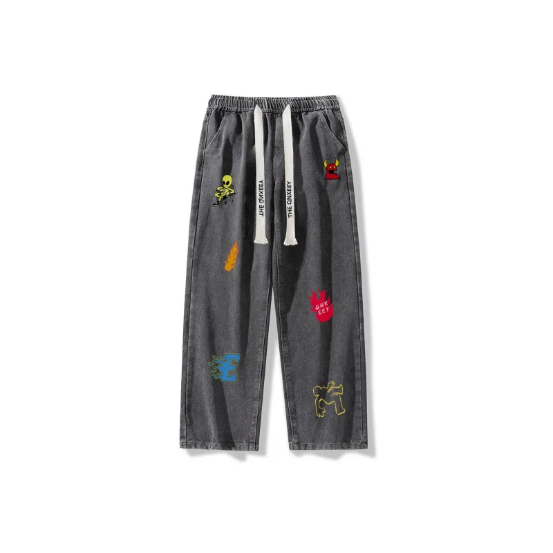 Qnxeey Jeans Unisex-6