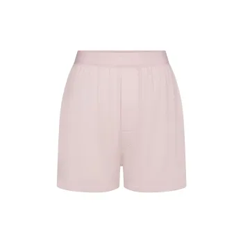 SKIMS Valentine's Day Collection SS25 LOOSE BOXER Shorts Women's 1 Pack BARELY PINK/Light Pink