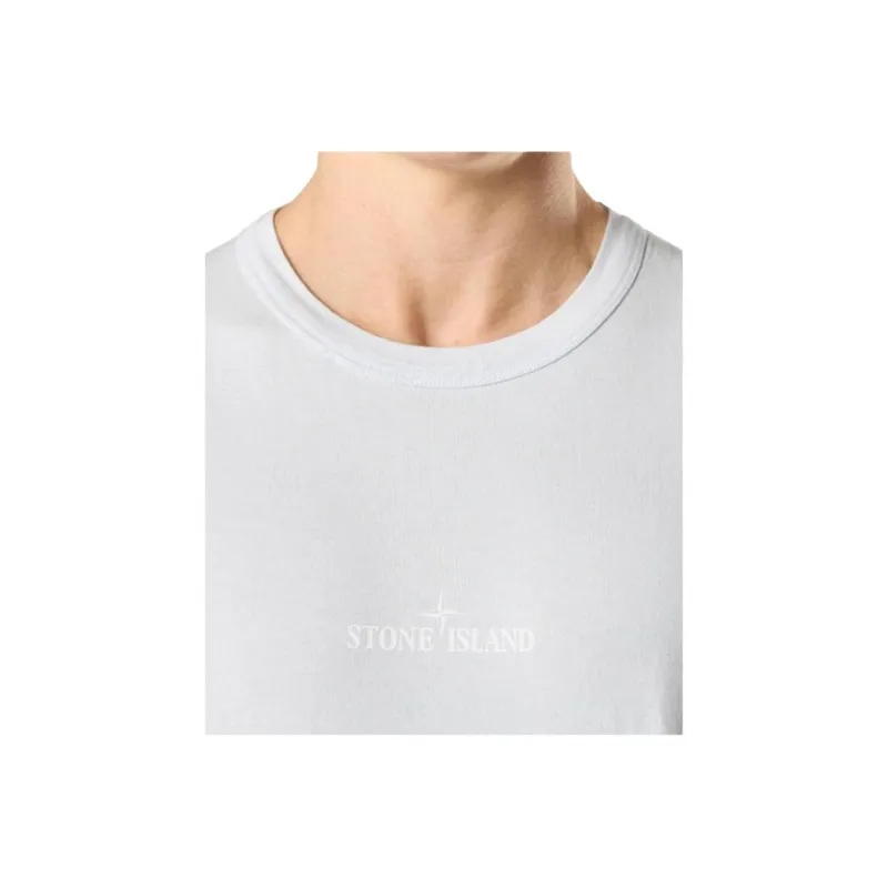 STONE ISLAND Short sleeved Cotton T shirt-5