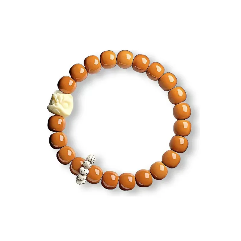 MY Monkey Head Walnut Bracelets Unisex-0