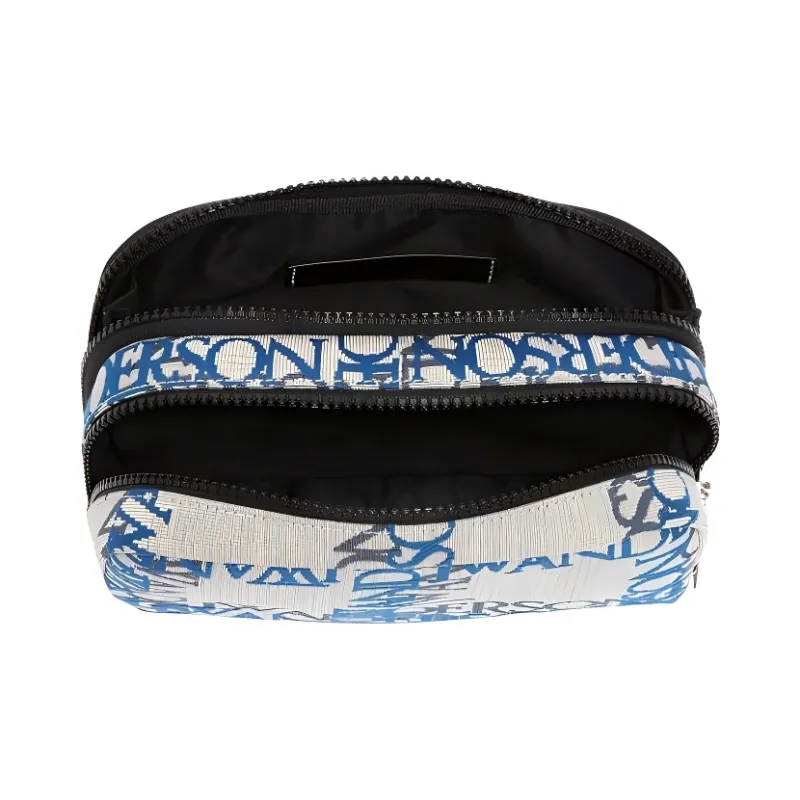JW Anderson Logo jacquard Canvas Zipped Pouch-3