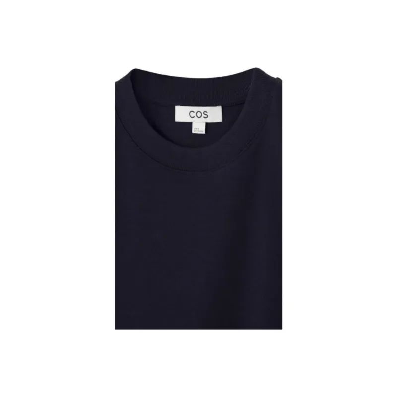 COS T-Shirt Women's Deep Navy Blue-4