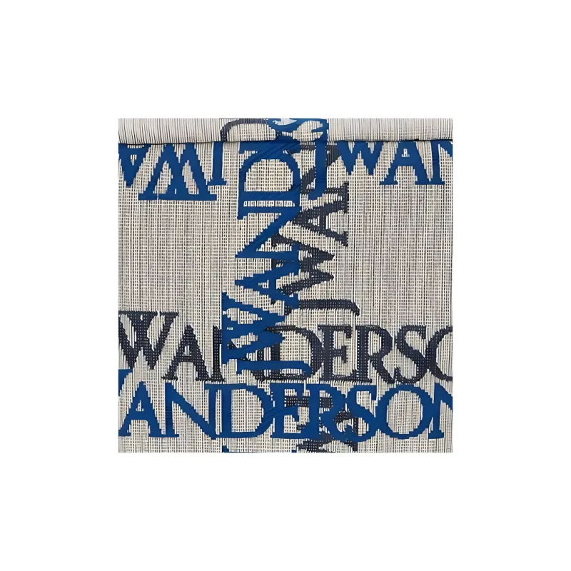 JW Anderson Logo jacquard Canvas Zipped Pouch-4