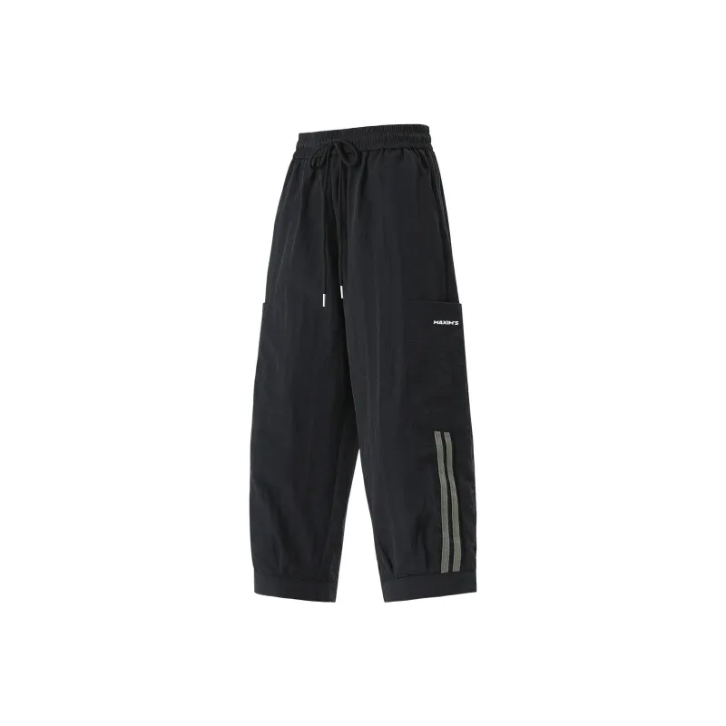 Maxim's De Paris Summer Thin Casual Shorts For Men's Workwear Capri Pants Unisex-0