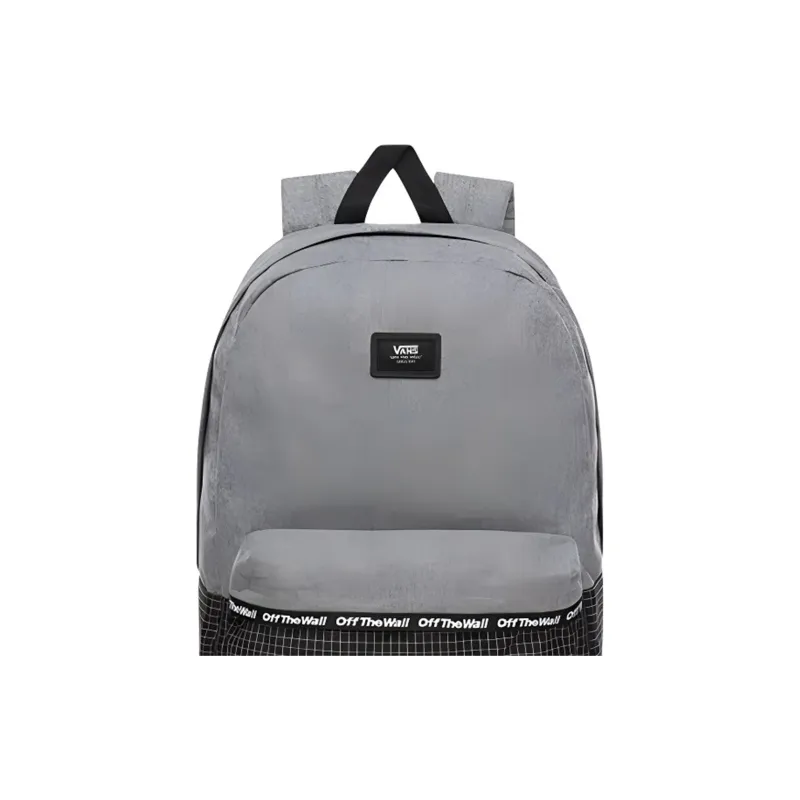 Vans Polyester Backpack Unisex Gray-3