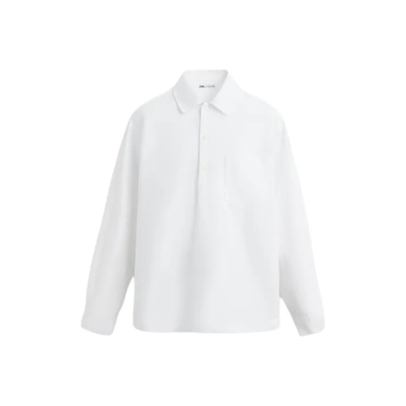 ZARA Shirts Men White-0