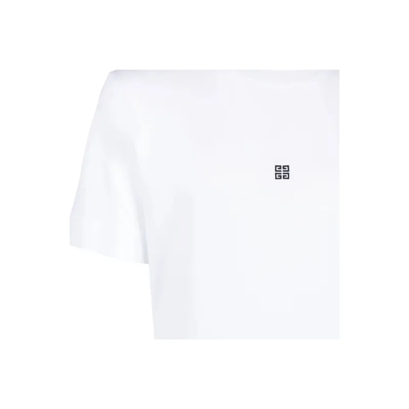 Givenchy Logo Embroidered Crewneck T Shirt-7