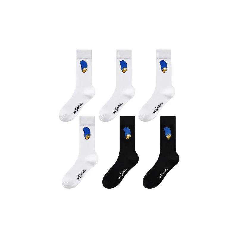 The Simpsons Knee High Socks Unisex 6 Pack-4