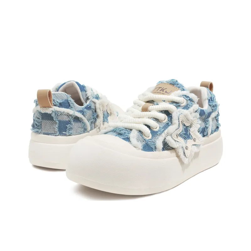 TTKJ Abrasion Resistant Slip Resistant Low Top Skateboard Shoes Women's-13