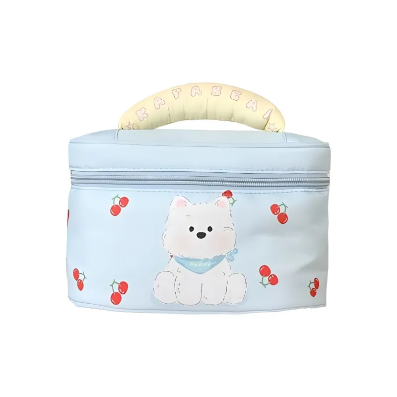 Gentle Welcome Cartoon Bear Cute Makeup Bags Convenient Portable-5