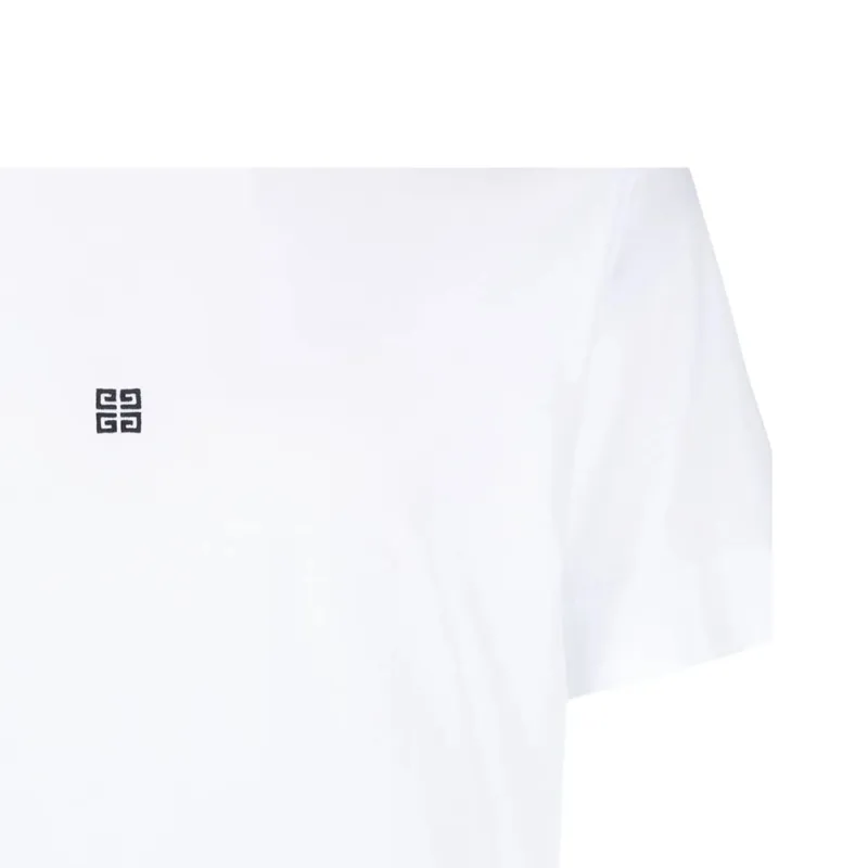 Givenchy Logo Embroidered Crewneck T Shirt-6