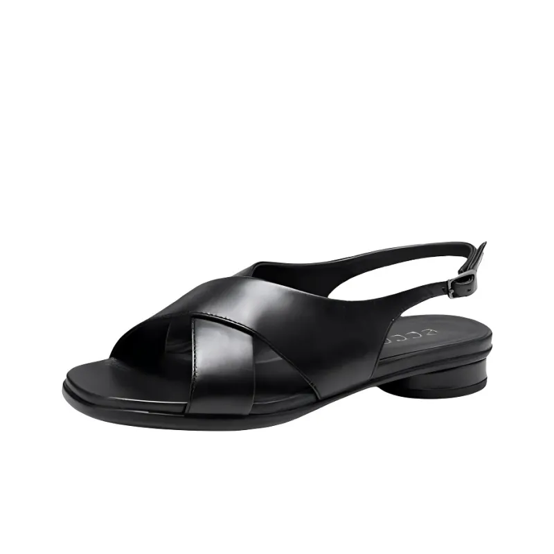 Ecco Sculpture 25 One Strap Sandals 3cm Women's Black-2