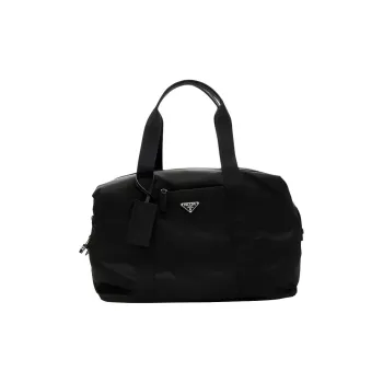 PRADA Nylon Travel Bag Men's Black