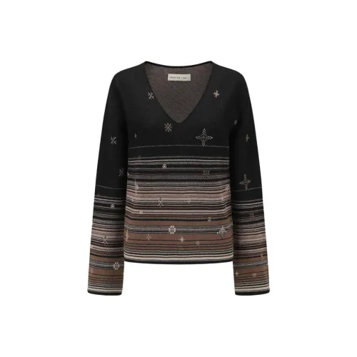 SWAYING KNIT 블랙 여성 스웨터