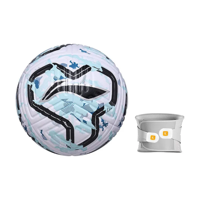 LiNing Size 5 Soccer TPU Seamless Thermal bonding Unisex White Black Blue-26
