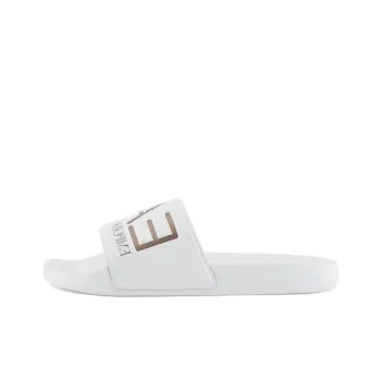 EMPORIO ARMANI EA7 Slide Slippers Women's White
