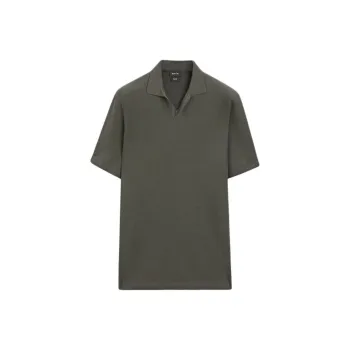 Massimo Dutti Polo Shirts Men Green