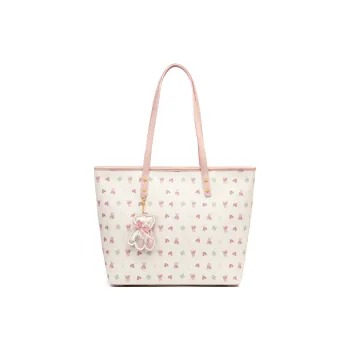 JUST STAR Synthetic Leather Shoulder Bag Women's Pink Blue